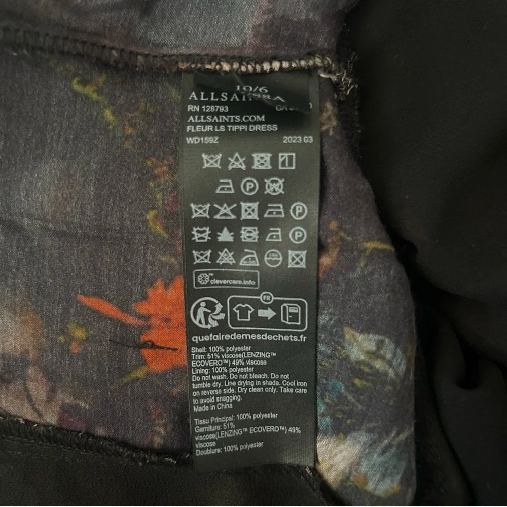 ALLSAINTS - Fleur Tippi Mini Dress - Picture 15 of 15